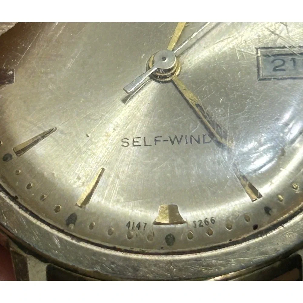 Vintage‎ 1967 Timex Selfwinding Men's Watch NOT WORKING Parts Or Repair AS-IS...